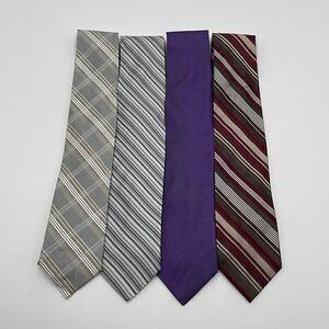 Bundle of four Calvin Klein ties